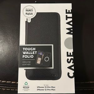 Case mate iPhone 13 Pro Max/iPhone 12 Pro Max tough wallet folio case